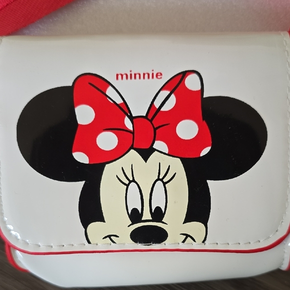 Minnie Mouse Kids Crossbody Bag - Red and White - Picture 2 of 6